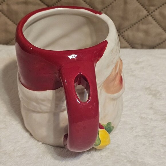 Cracker Barrel Jingle & Mingle Lori Siebert Christmas Santa Claus Mug NO SPOON - Picture 4 of 10
